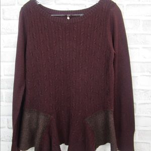 Anthropologie Knitted and Knotted Sweater Size M